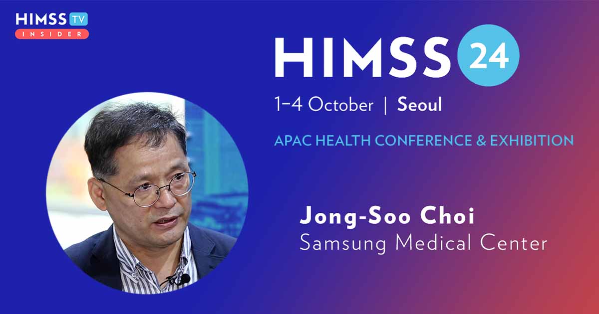 Jong-Soo Choi at Samsung Medical Center_HIMSS24 APAC