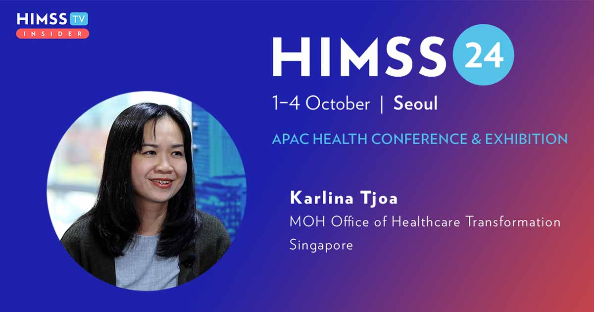 Karlina Tjoa of the Singapore Ministry of Health's Office of Healthcare Transformation_HIMSS24 APAC