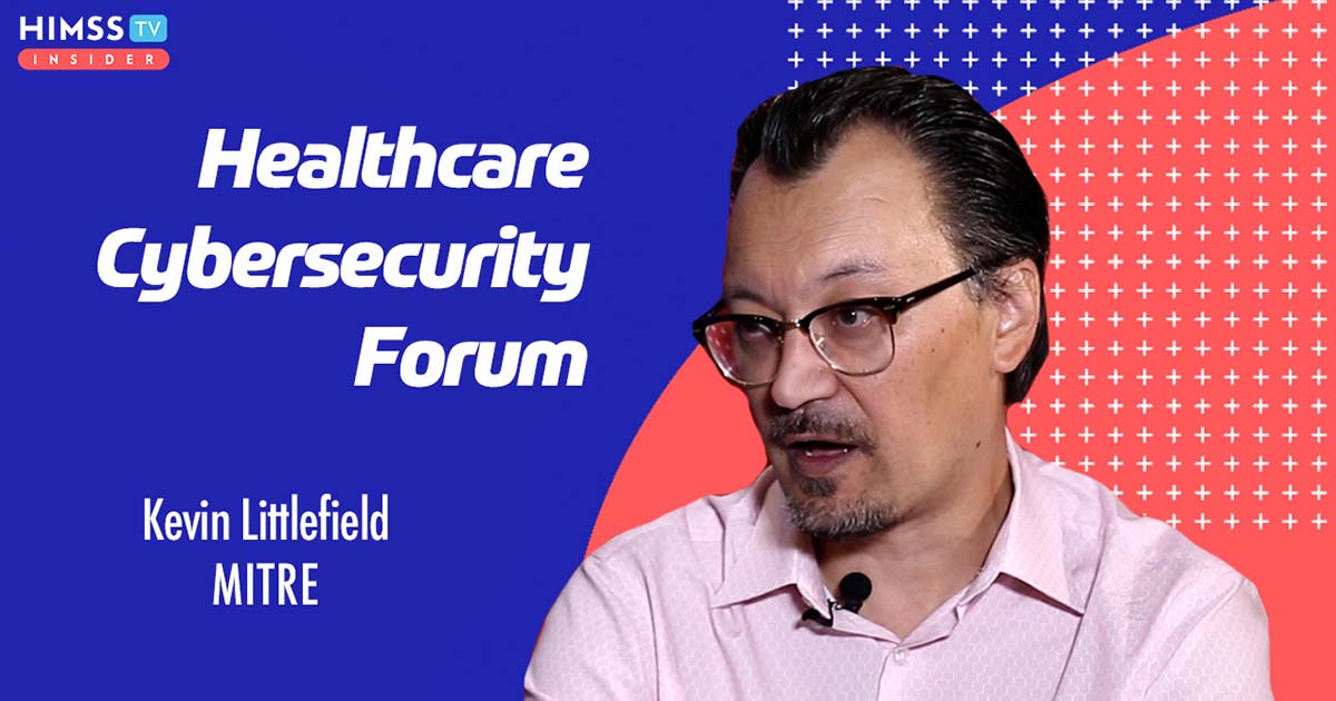 Kevin Littlefield, principal, cybersecurity at MITRE.