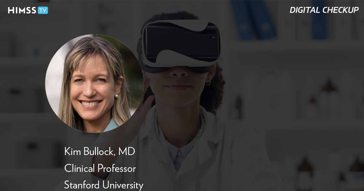 Dr. Kim Bullock at Stanford University_Doctor using VR headset by PeopleImages/Vetta/Getty Images