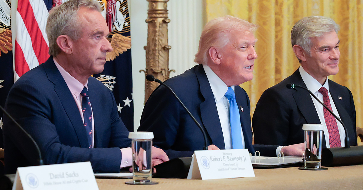 RFK, President Trump and Dr. Oz  