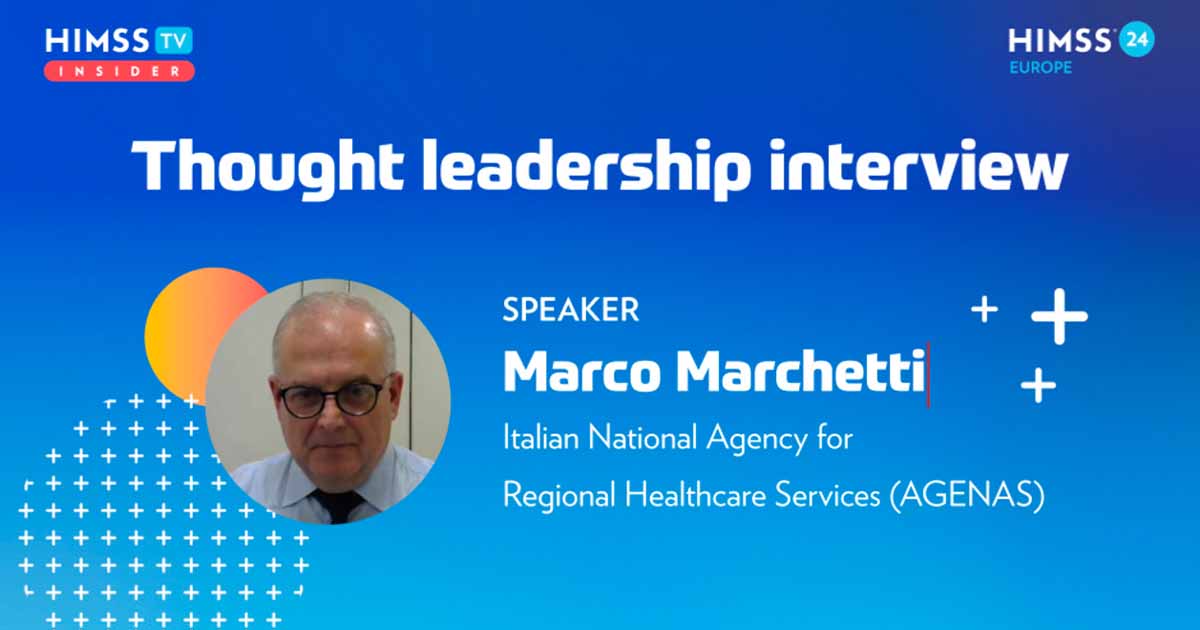 Marco Marchetti, head of the HTA operational unit at AGENAS