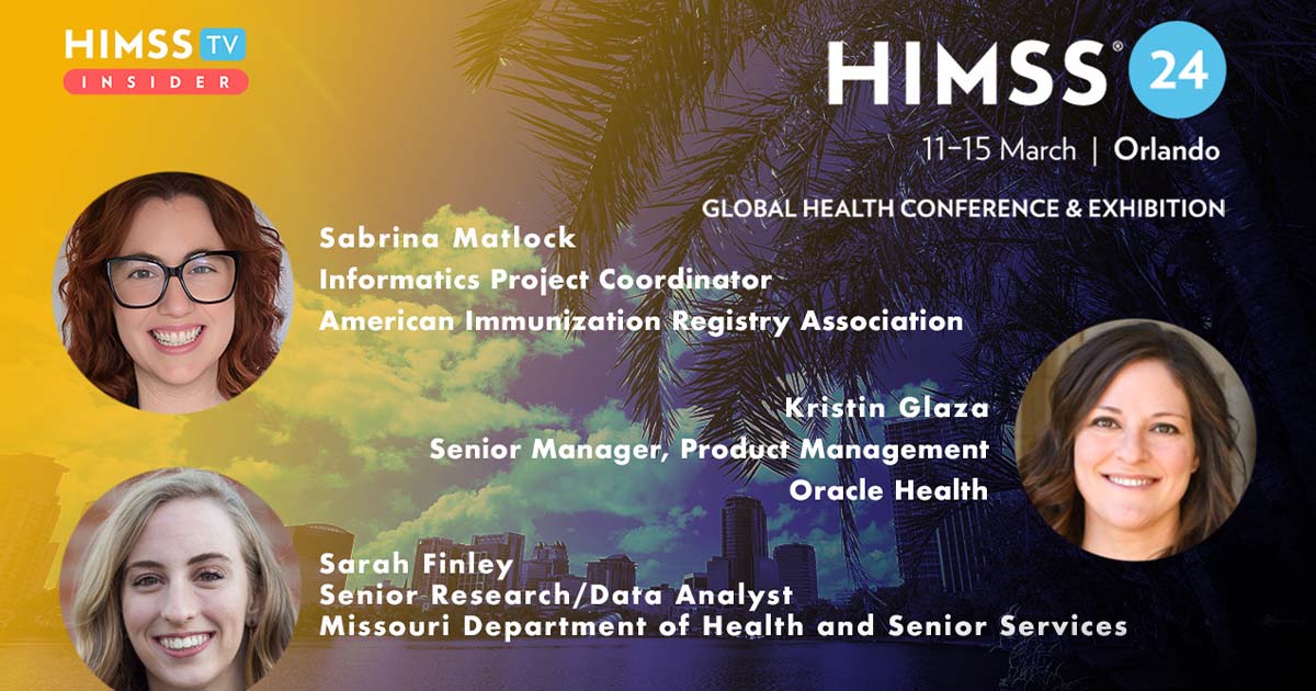 Matlock at AIRA, Finley at MO Dept of Health and Senior Services, and Kristin Glaza at Oracle Health_ Palm trees and skyscrapers in Orlando Photo by Gabriele Maltinti/iStock/Getty Images Plus