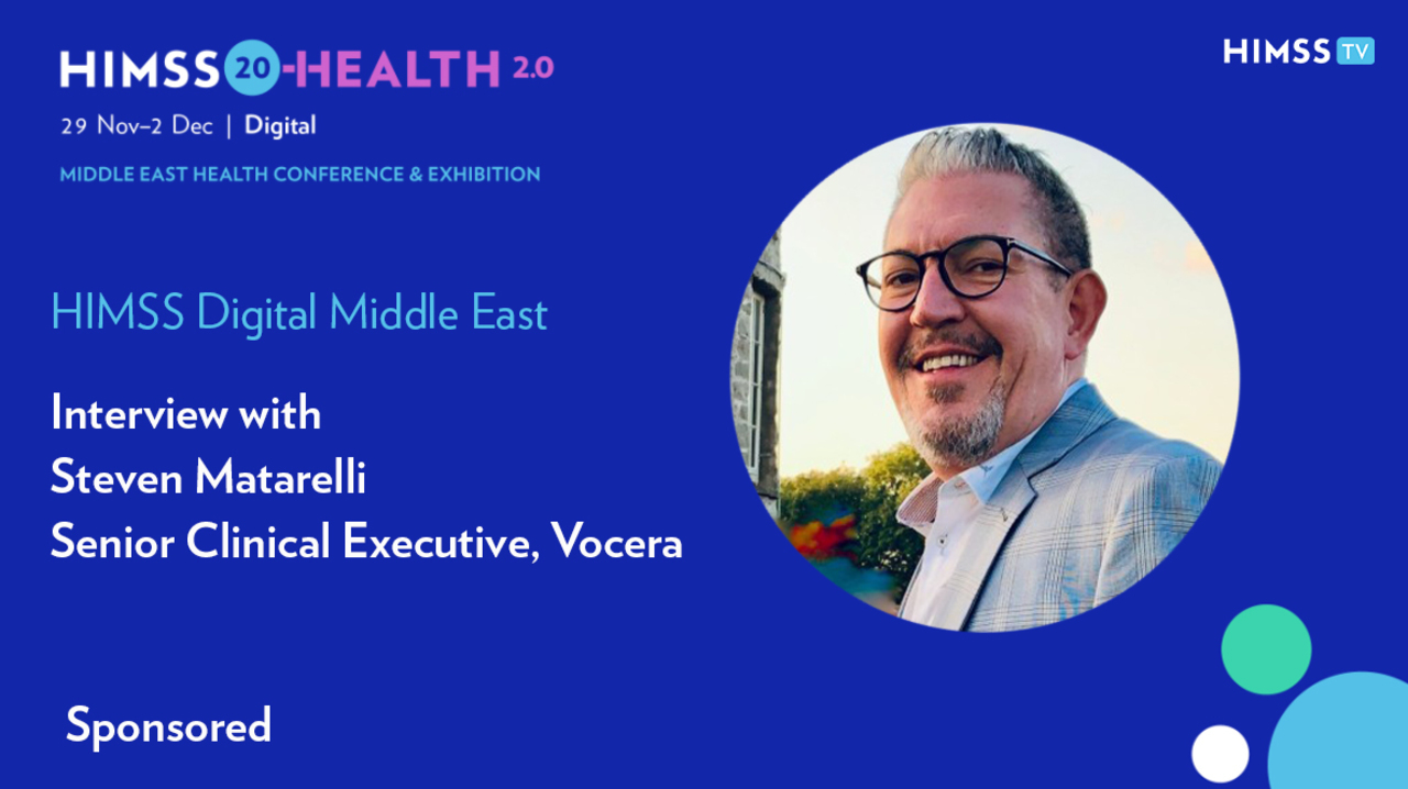 Steven Matarelli, senior clinical executive at Vocera Communications
