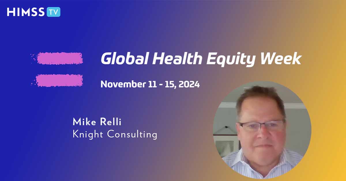 Mike Relli at Knight Consulting_Global Health Equity Week 2024