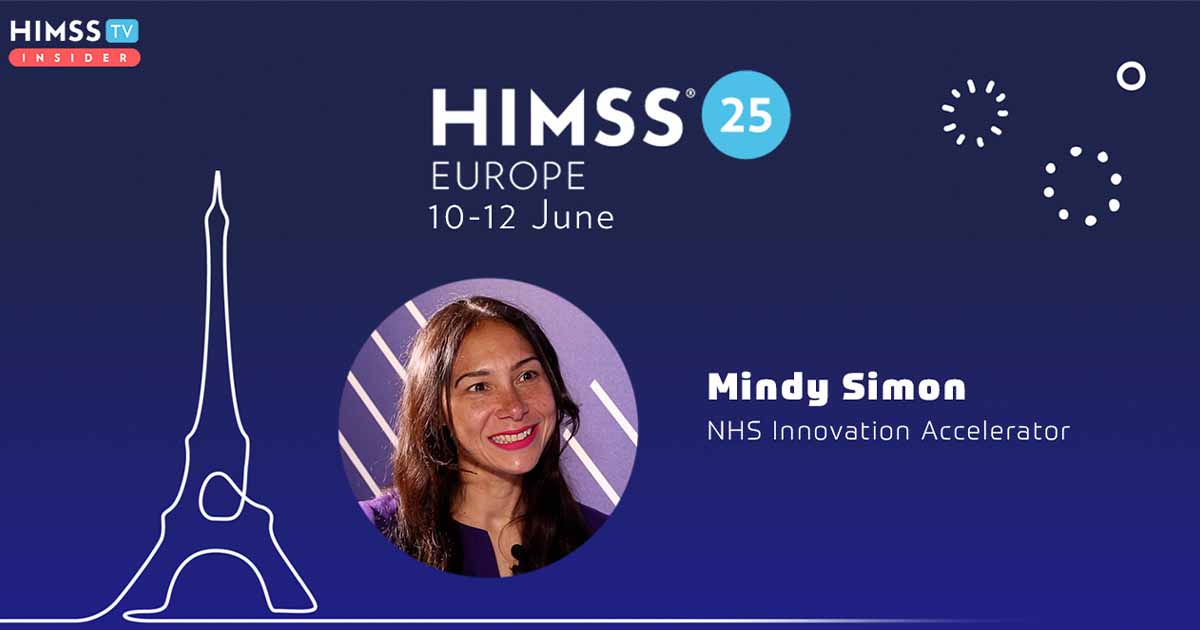 Mindy Simon, NHS Innovation Accelerator_HIMSS25 Europe