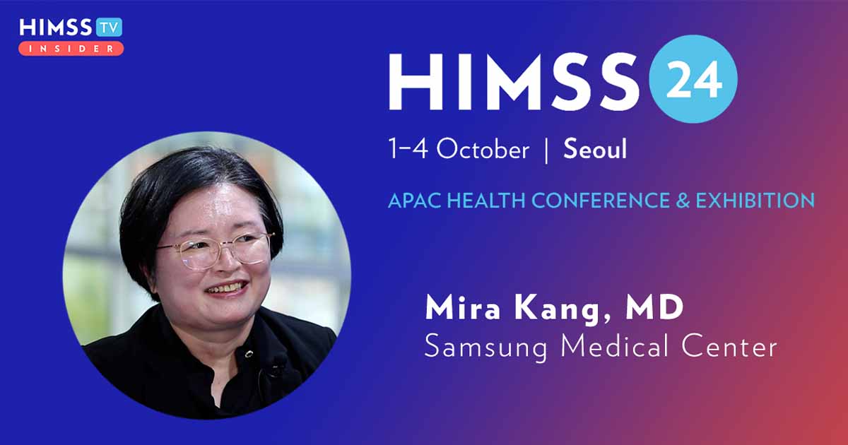 Dr Mira Kang at Samsung Medical Center_HIMSS24 APAC