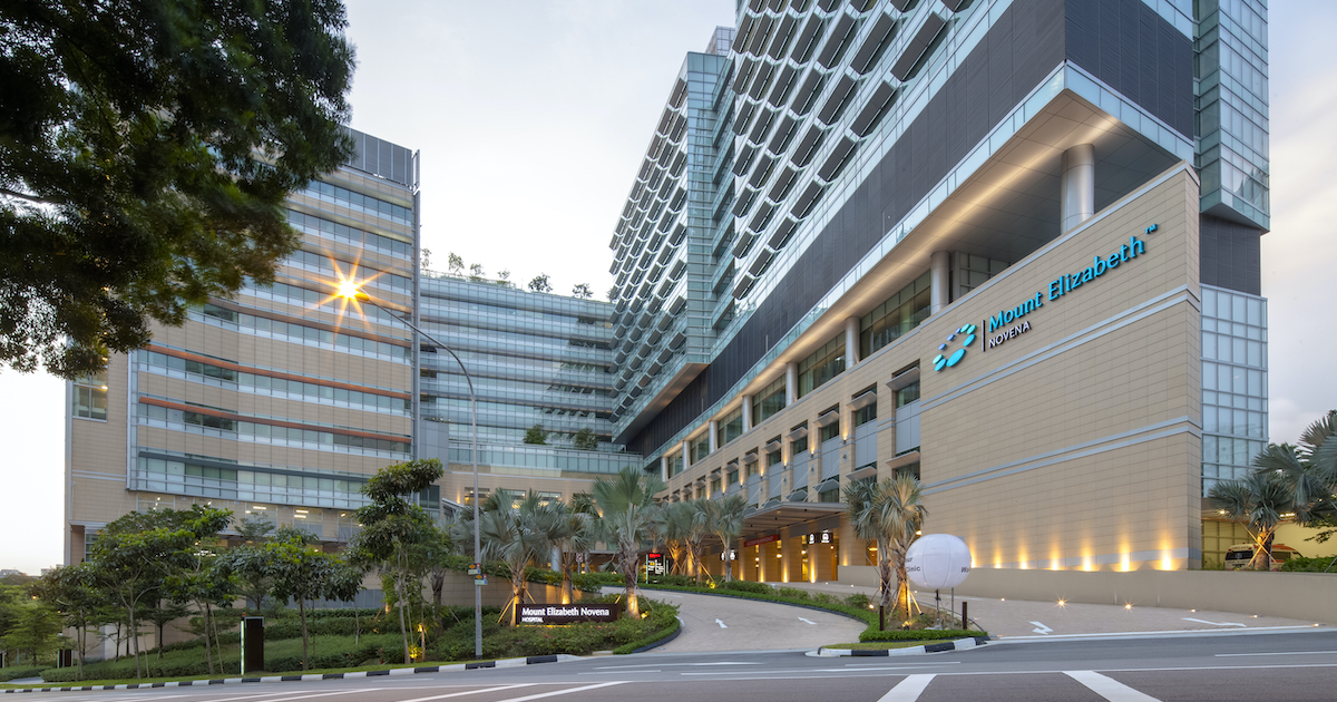 Mount Elizabeth Novena Hospital under Parkway Hospitals, part of the IHH Healthcare Group