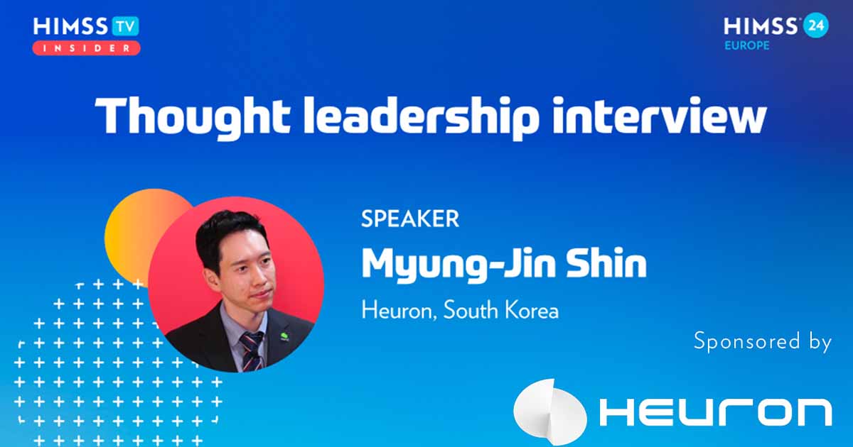Myung-Jin Shin at Heuron_Sponsored video_HIMSS24 Europe