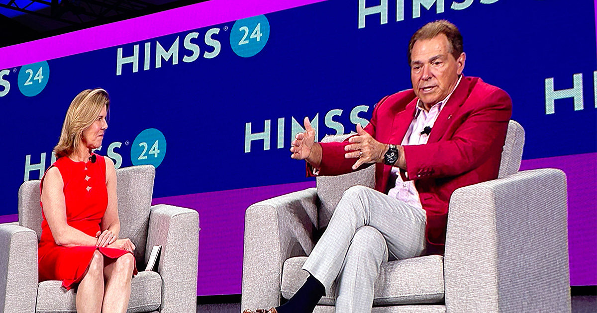 Nick Saban and Amy Compton Philips
