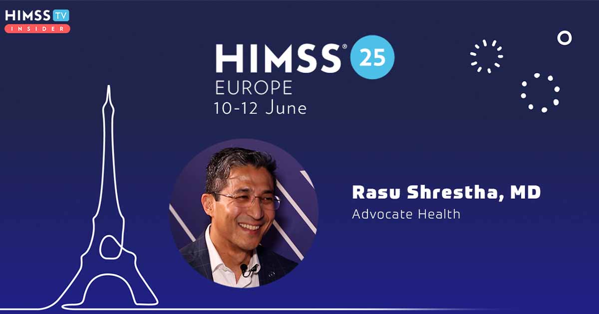 Dr. Rasu Shrestha, Advocate Health_HIMSS25 Europe