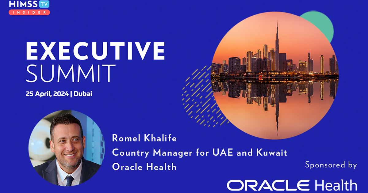 Romel Khalife at Oracle Health_Sponsored video_Dubai skyline Photo by SHansche/iStock/Getty Images Plus