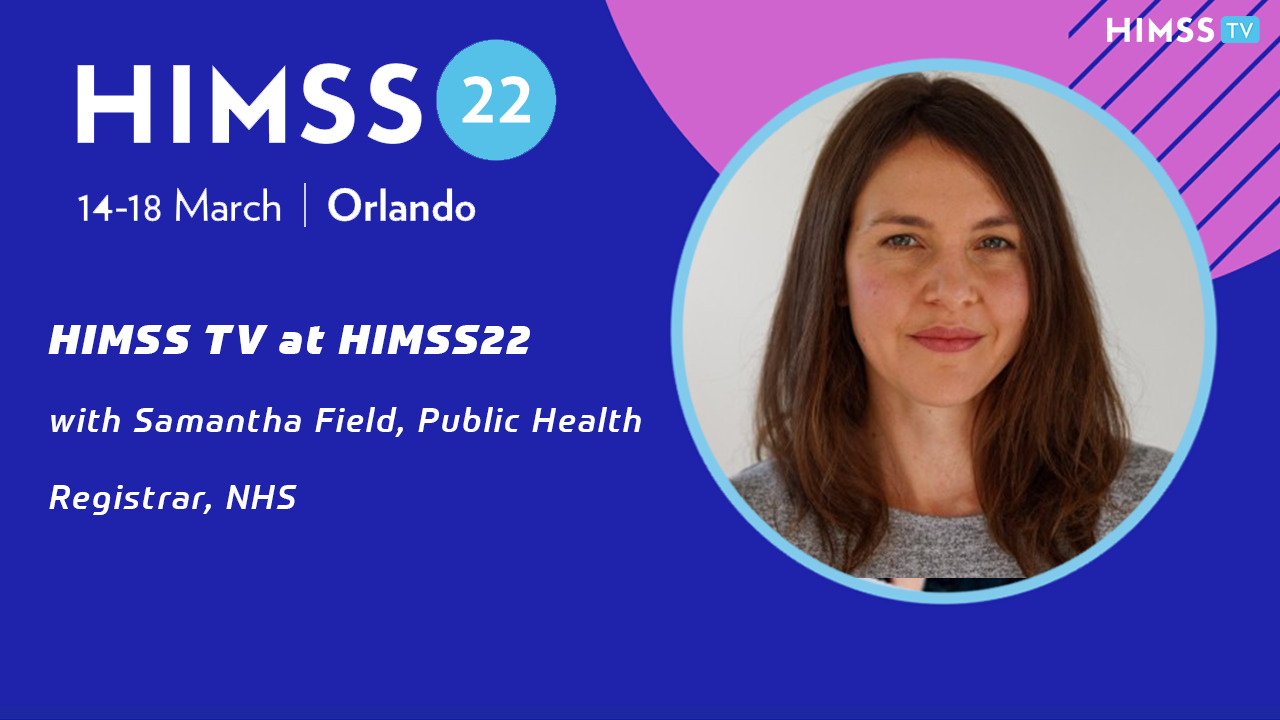 Samantha Field, public health registrar at NHS