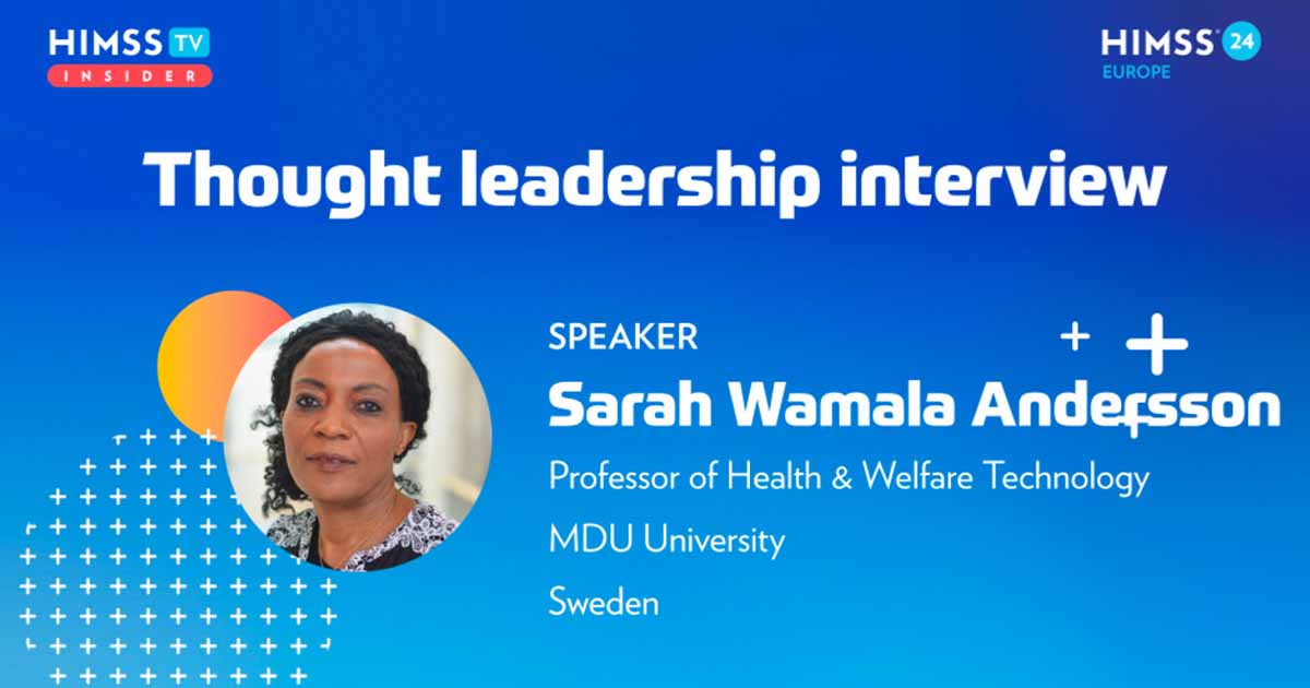 Sarah Wamala Andersson, professor of health and welfare technology at Sweden's Mälardalen University