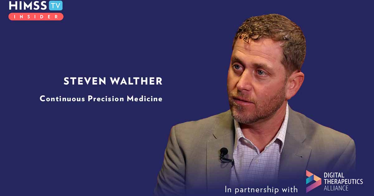 Steven Walther at Continuous Precision Medicine_Digital Therapeutics Alliance Summit