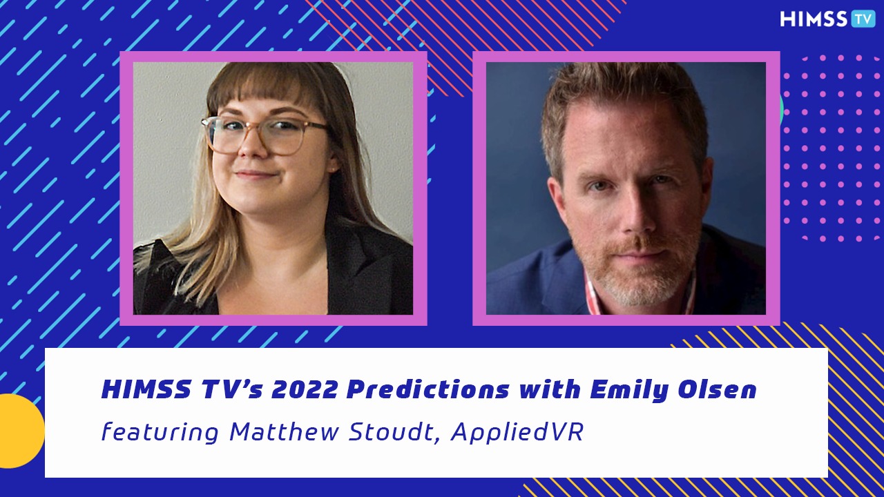 AppliedVR CEO Matthew Stoudt and Emily Olsen