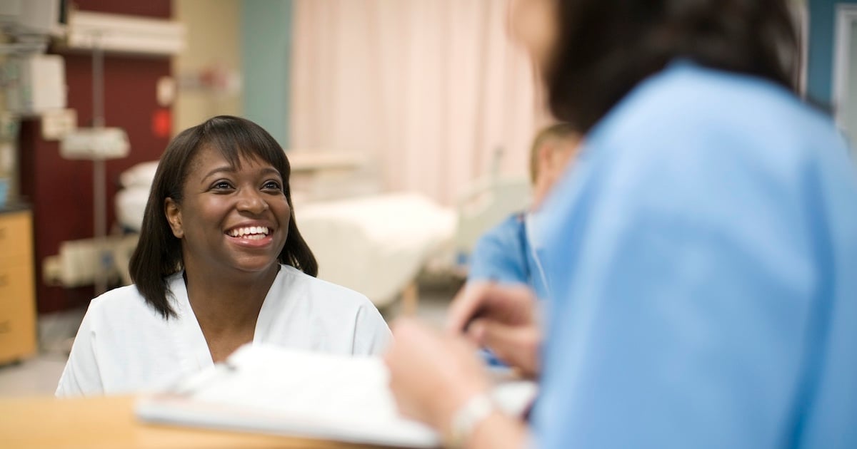 Healthcare receptionist