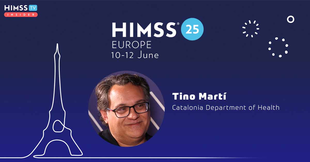 Tino Martí, Catalonia Department of Health_HIMSS25 Europe