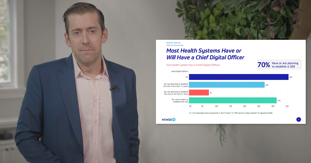 A talk with survey results displayed
