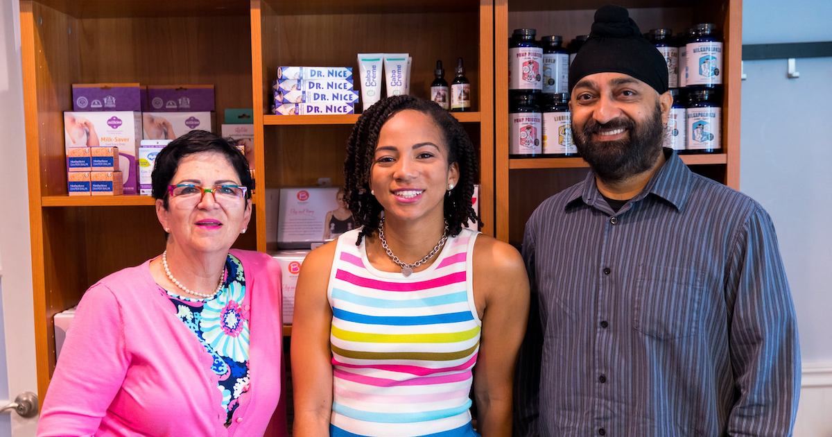 Mahmee's cofounders Linda Hanna, chief nursing officer; Melissa Hanna, chief executive officer; and Sunny Walia, chief technology officer