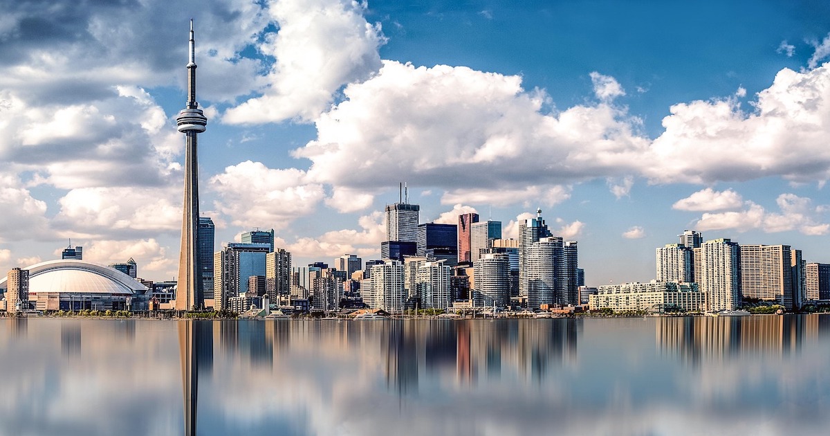 Toronto seen from the water