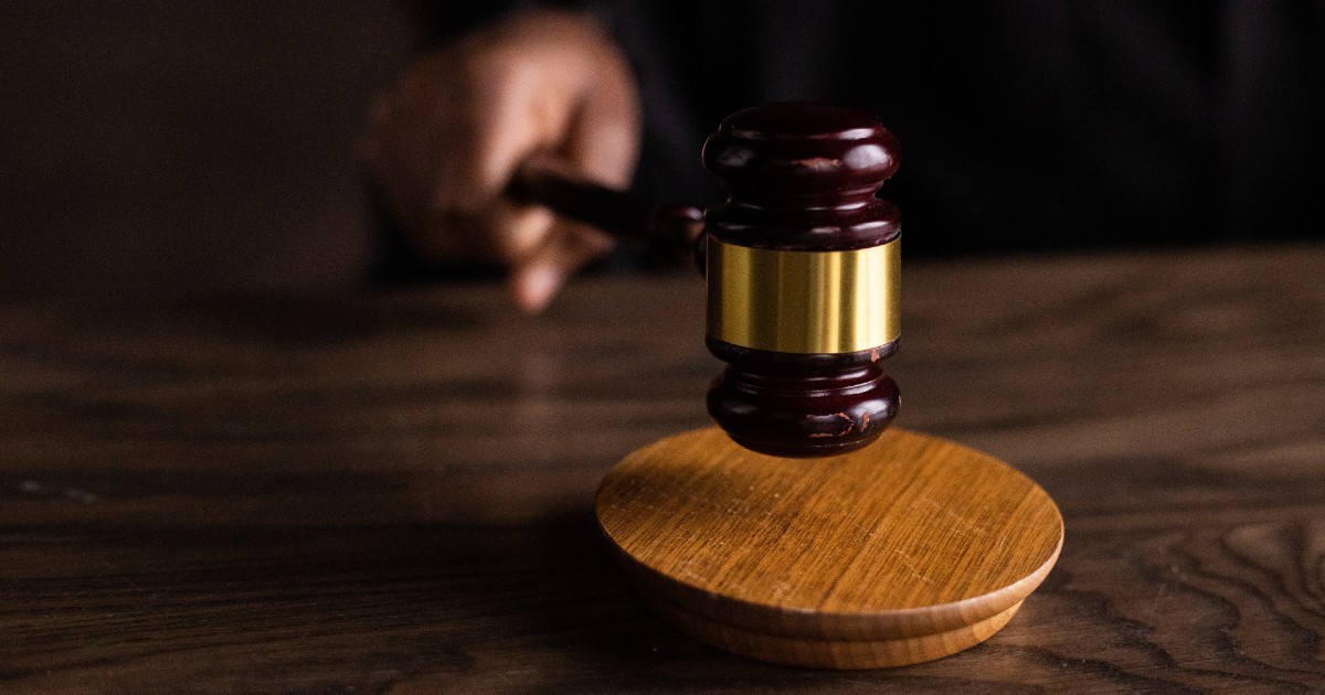 A gavel