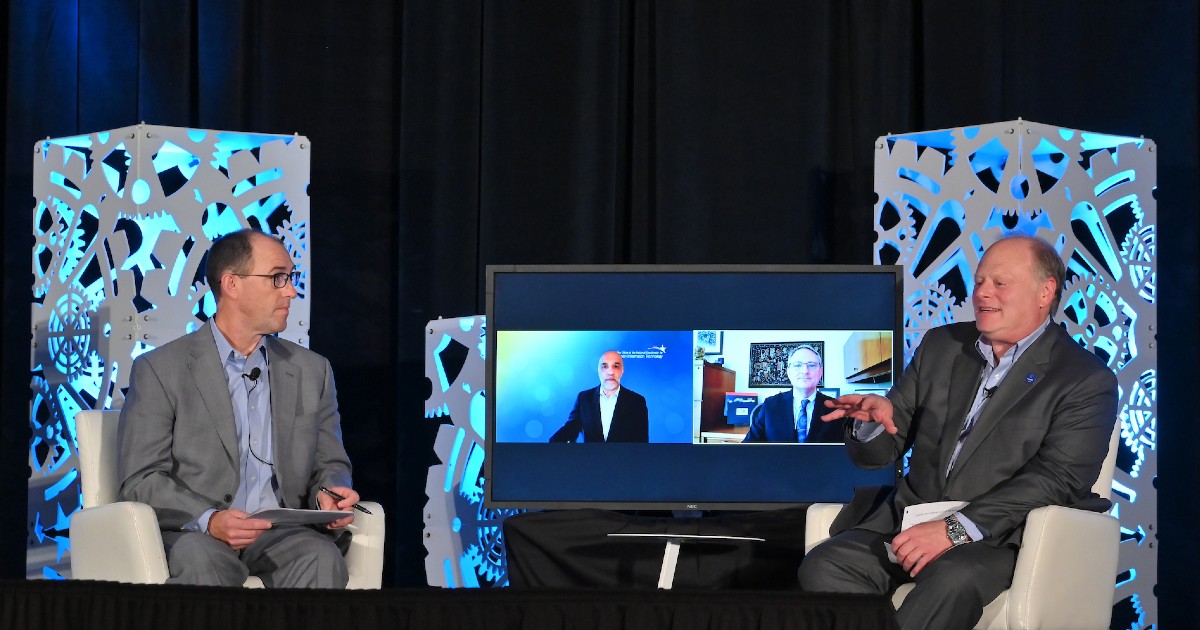 Tom Leary, Micky Tripathi, Dr. Daniel Jernigan and Hal Wolf