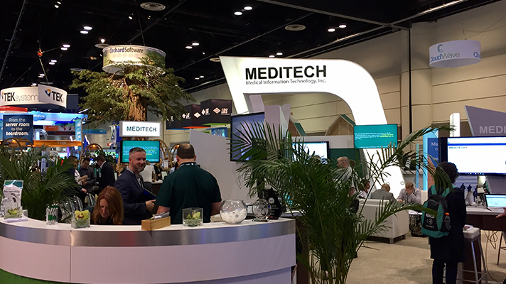 Meditech booth EHR