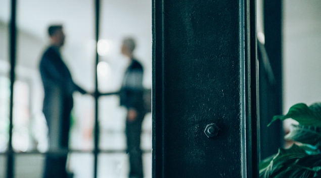 Businesspeople shaking hands