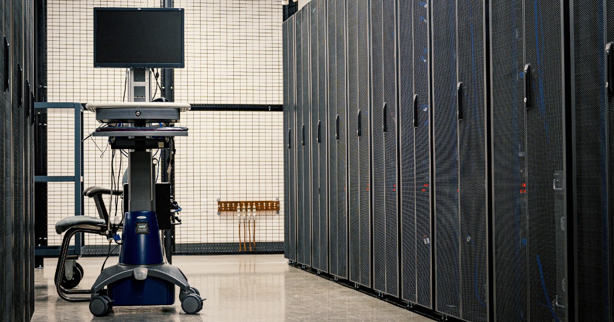 A server room