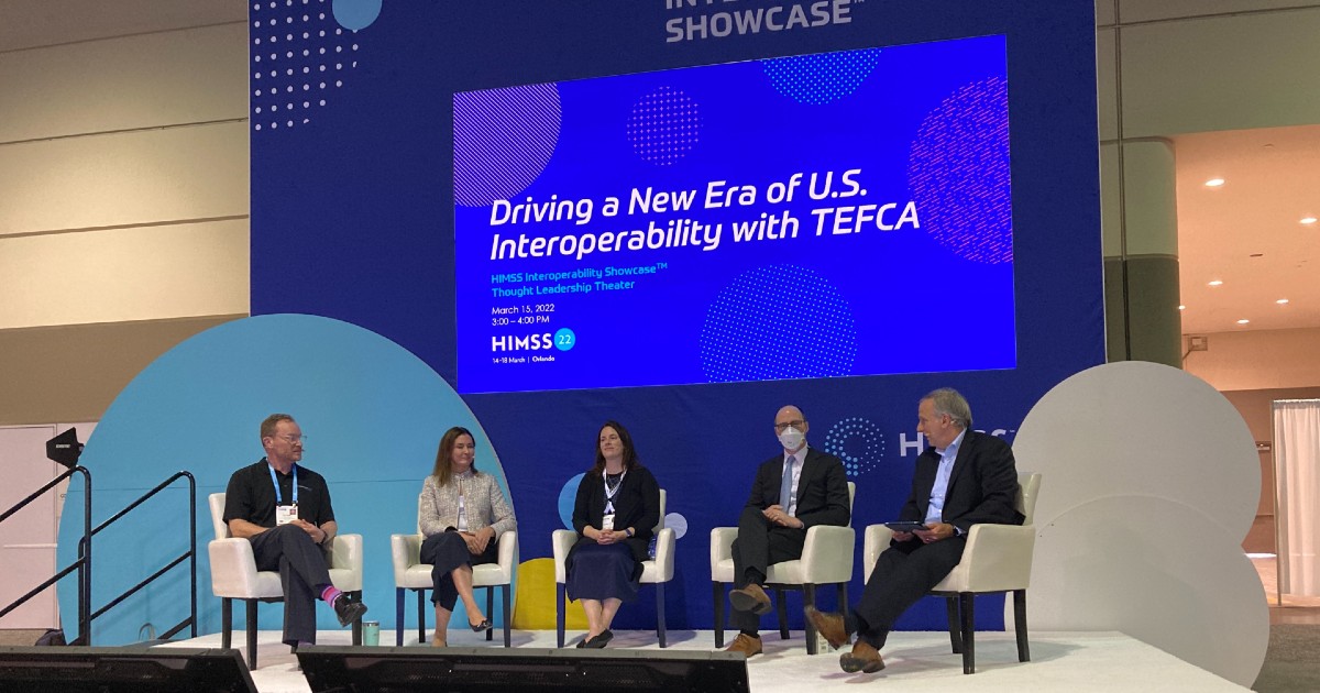Panelists at the TEFCA session