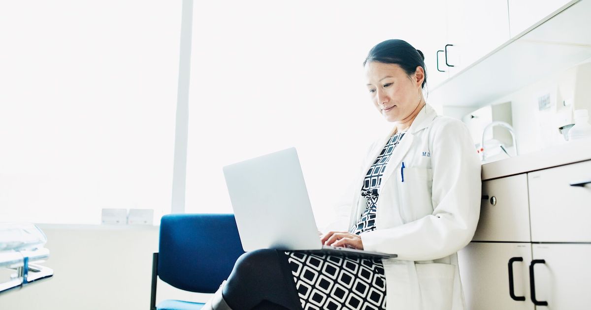 Clinician charts in an electronic health record