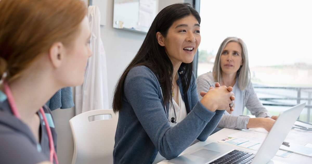 Doctors during a planning meeting