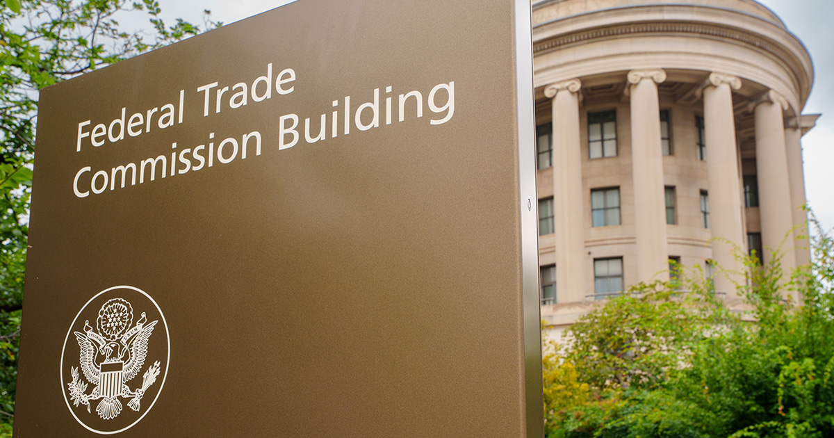 Federal Trade Commission building and signage
