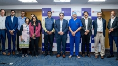 Representatives of Sparsh Hospitals and GE HealthCare India during an MOU signing