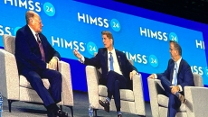 Hal Wolf, Robert Garrett and Matt Renner at HIMSS24