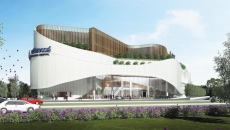 An artist's impression of the upcoming Srisawan Hospital Bangkok
