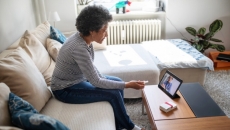Patient attending telehealth appointment