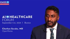 Dr. Chethan Sarabu at OpenNotes_AI in Healthcare Forum 2024