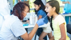 Public flu testing clinic