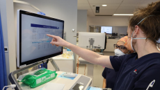 Westmead Hospital staff using the sepsis dashboard