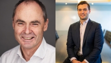 [Left] Ian McCrae, outgoing CEO of Orion Health and [Right] Brad Porter, incoming CEO of Orion Health