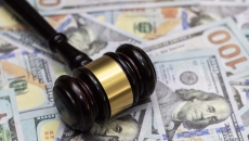 Gavel on money