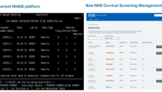 NHSX, cervical cancer
