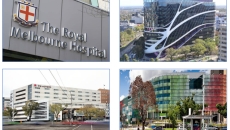 The four Parkville Precinct hospitals of Melbourne: The Royal Women's Hospital (RWH), The Royal Melbourne Hospital (RMH), Peter MacCallum Cancer Centre (PeterMac), and The Royal Children's Hospital (RCH)