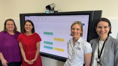 Representatives for the PRMs Program from the Commission on Excellence and Innovation in Health and The Queen Elizabeth Hospital
