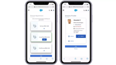 Examples of the app's screens