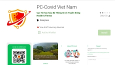 Screenshot of the PC-Covid app on Google Play Store