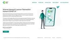 Government website where mild COVID-19 patients can access free telemedicine service