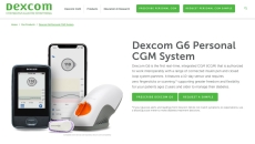 Components of the Dexcom G6 Personal CGM System